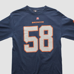 Fanatics Denver Broncos NFL 2010s Long Sleeve T-shirt Navy Vintage