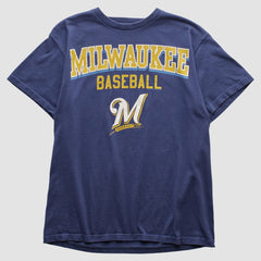 Milwaukee Brewers Genuine Merchandise 2000s T-shirt - Navy - Vintage - Fanatics Lifestyle