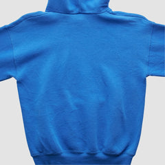 Fanatics Detroit Lions 2000s Hooded Pullover Sweatshirt Blue Vintage