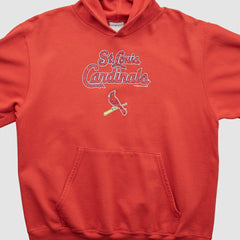 St. Louis Cardinals Genuine Merchandise 2000s Hooded Pullover Sweatshirt - Red - Vintage - Fanatics on Sale