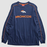 Fanatics Denver Broncos NFL 2000s Long Sleeve T-shirt Navy Vintage