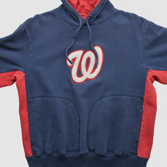 Washington Nationals Majestic 2000s Hooded Pullover Sweatshirt - Navy - Vintage - Fanatics Lifestyle