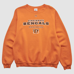Fanatics Cincinnati Bengals NFL 2000s Pullover Sweatshirt Orange Vintage