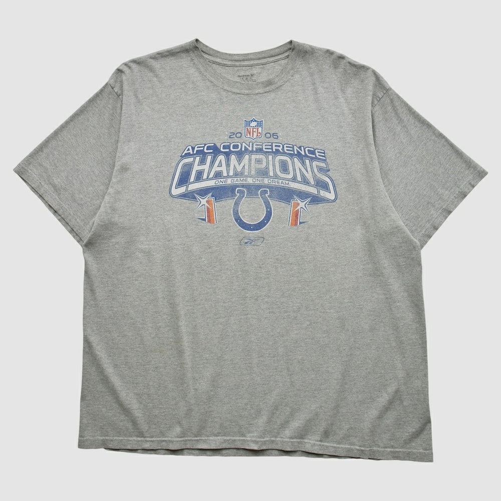 Fanatics Indianapolis Colts Reebok 2006 T-shirt Heather Gray Vintage