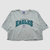 Fanatics Philadelphia Eagles Champion 2000s T-shirt Heather Gray Vintage