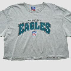 Fanatics Philadelphia Eagles Champion 2000s T-shirt Heather Gray Vintage