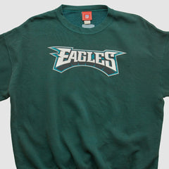 Fanatics Philadelphia Eagles NFL 2000s Pullover Sweatshirt Green Vintage