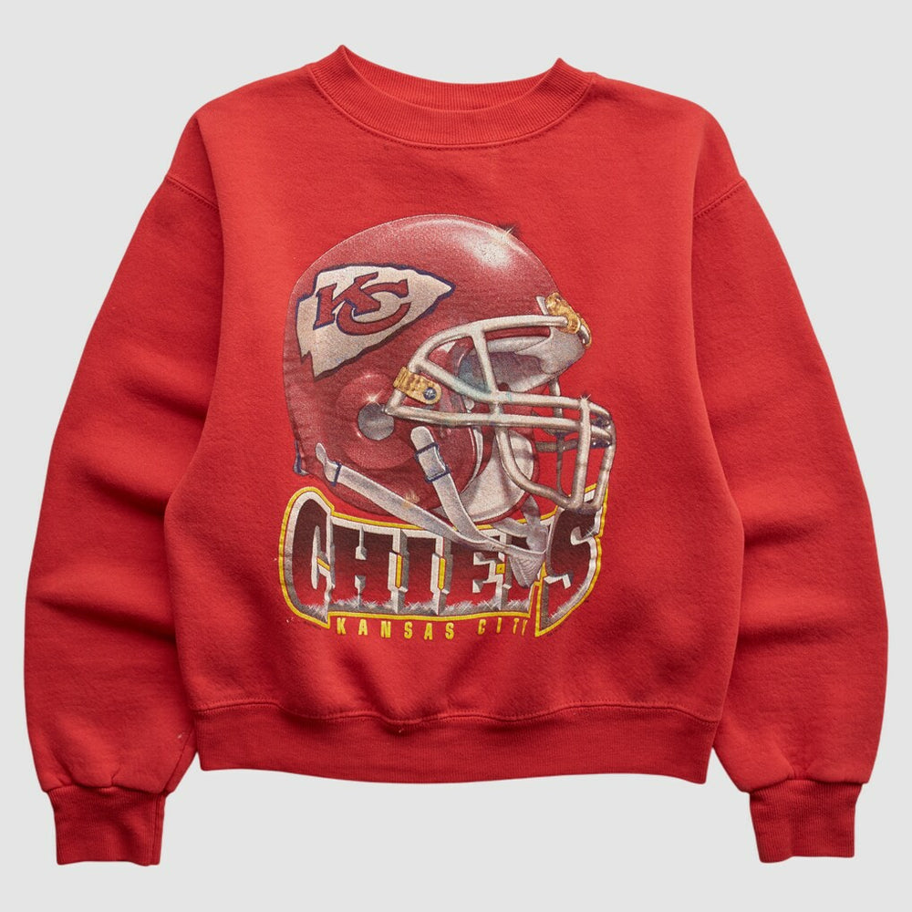Fanatics Kansas City Chiefs Lee Apparel 90s Pullover Sweatshirt Red Vintage