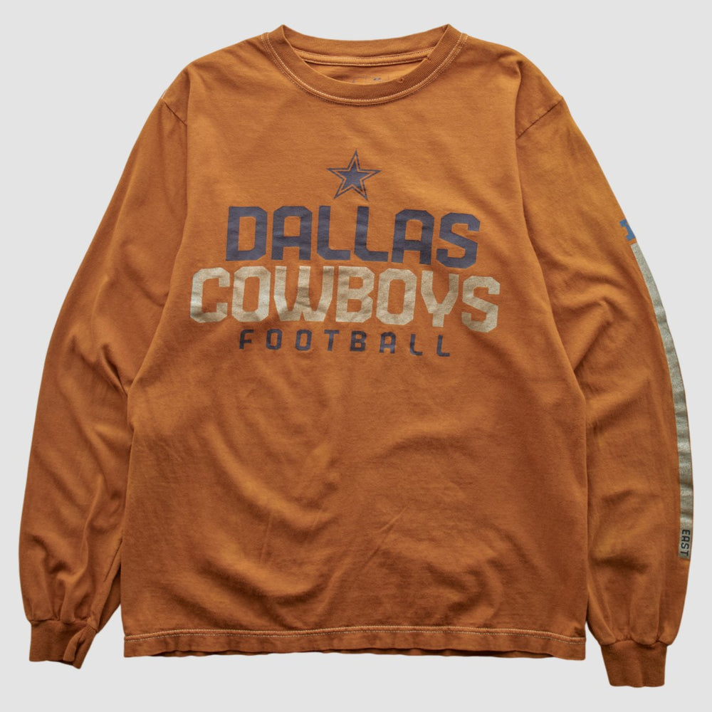 Fanatics Dallas Cowboys Team Edition Apparel 2000s Long Sleeve T-shirt Orange Vintage