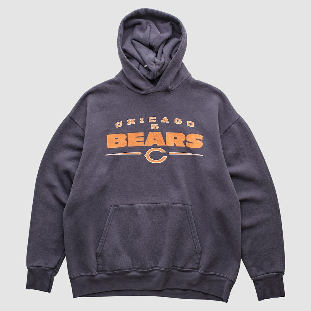 Fanatics Chicago Bears NFL 2000s Hooded Pullover Sweatshirt Charcoal Vintage