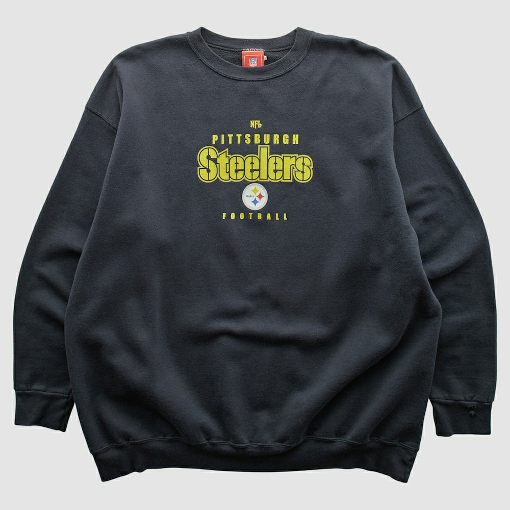 Fanatics Pittsburgh Steelers NFL 2000s Pullover Sweatshirt Black Vintage