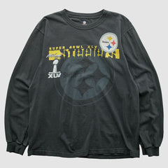 Fanatics Pittsburgh Steelers NFL 2011 Long Sleeve T-shirt Charcoal Vintage