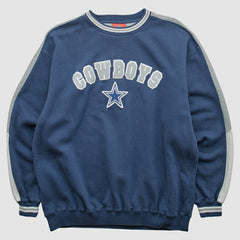 Fanatics Dallas Cowboys NFL 2000s Pullover Sweatshirt Navy Vintage