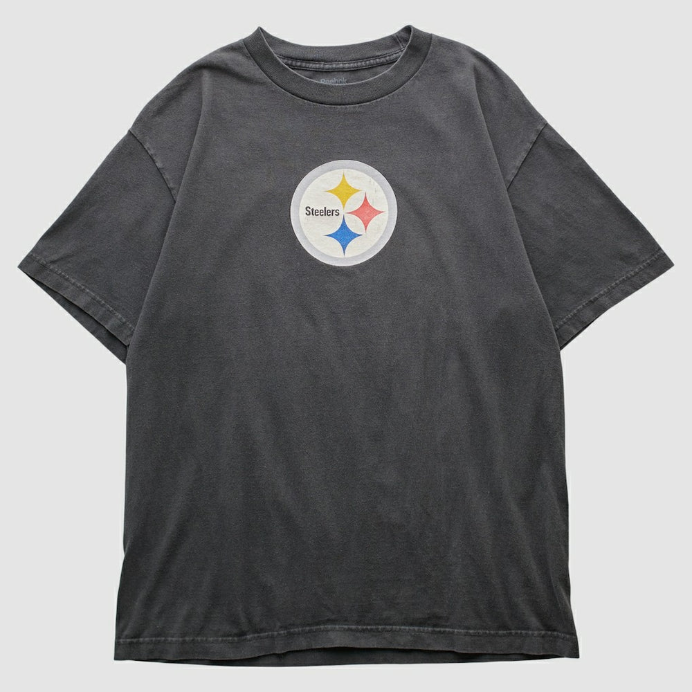 Fanatics Pittsburgh Steelers Reebok 2000s T-shirt Charcoal Vintage
