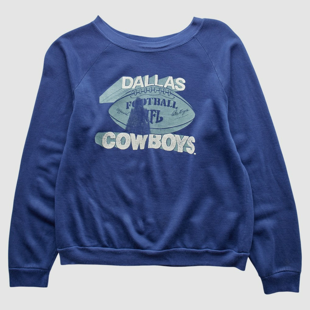 Fanatics Dallas Cowboys 80s Pullover Sweatshirt Blue Vintage