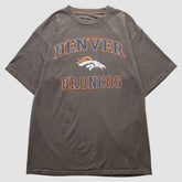 Fanatics Denver Broncos NFL 2010s T-shirt Dark Heather Gray Vintage