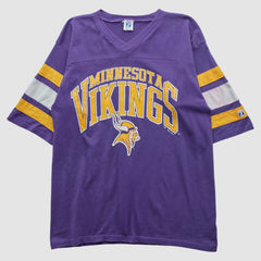 Fanatics Minnesota Vikings Logo 7 90s T-shirt Purple Vintage
