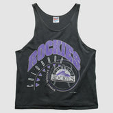 Colorado Rockies Hanes 90s Tank - Black - Vintage - Fanatics Lifestyle