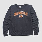 Fanatics Cincinnati Bengals NFL 2010s Long Sleeve T-shirt Charcoal Vintage