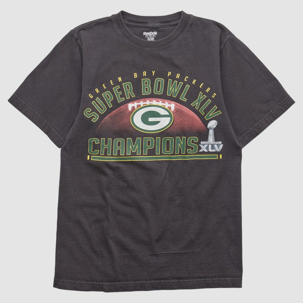 Fanatics Green Bay Packers Reebok 2011 T-shirt Black Vintage
