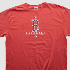 Boston Red Sox Majestic 2000s T-shirt - Red - 3XVintage - Fanatics Sale