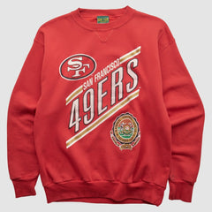 Fanatics San Francisco 49ers Home Team Advantage 90s Pullover Sweatshirt Red Vintage