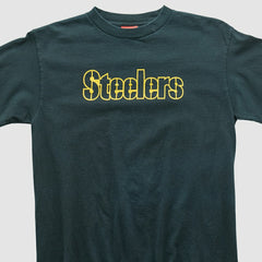Fanatics Pittsburgh Steelers NFL 2000s Long Sleeve T-shirt Black Vintage