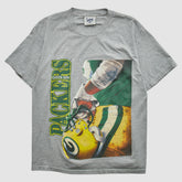 Fanatics Green Bay Packers Lee Apparel 90s T-shirt Heather Gray Vintage