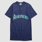 Seattle Mariners Majestic 2000s T-shirt - Navy - Vintage - Fanatics Discount