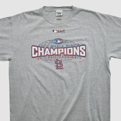 St. Louis Cardinals Lee Apparel 2006 T-shirt - Heather Gray - 2XVintage - Fanatics on Sale
