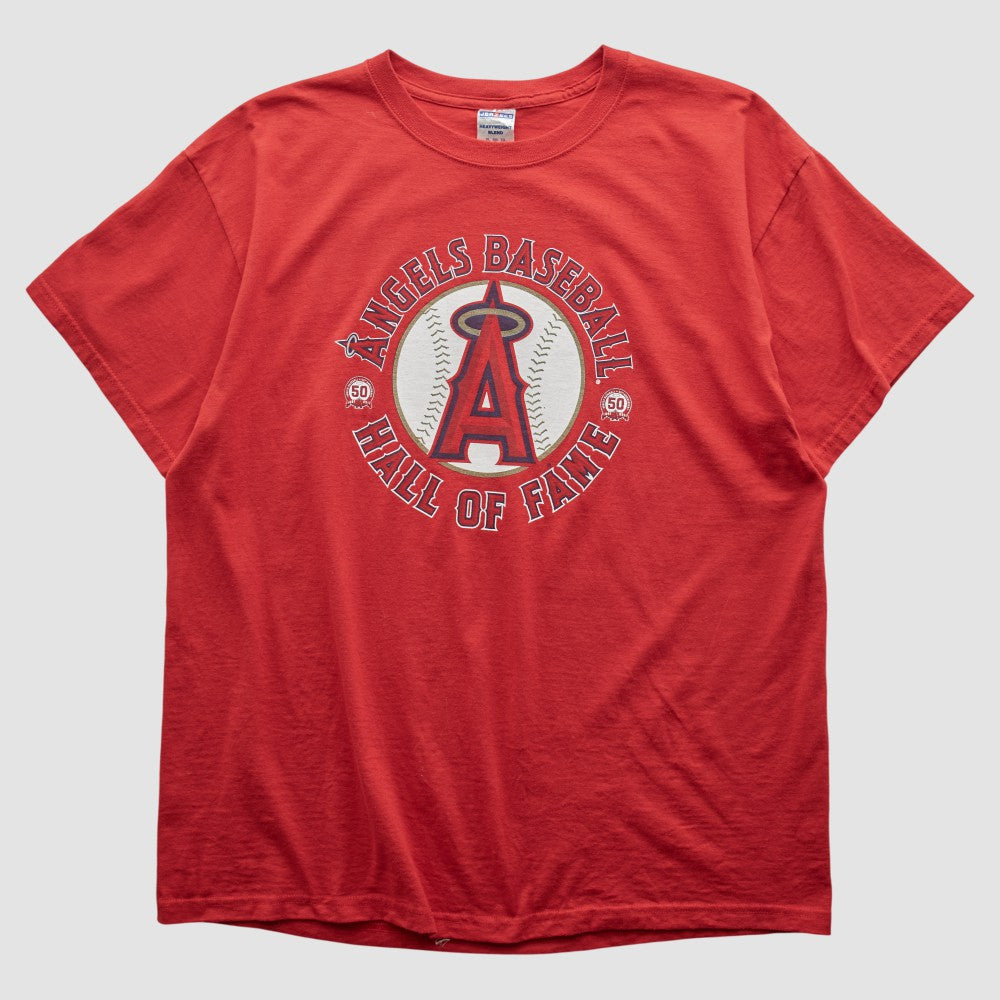 Los Angeles Angels Jerzees 2011 T-shirt - Red - XVintage - Fanatics on Sale
