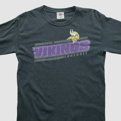 Fanatics Minnesota Vikings NFL 2010s Long Sleeve T-shirt Charcoal Vintage