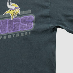 Fanatics Minnesota Vikings NFL 2010s Long Sleeve T-shirt Charcoal Vintage