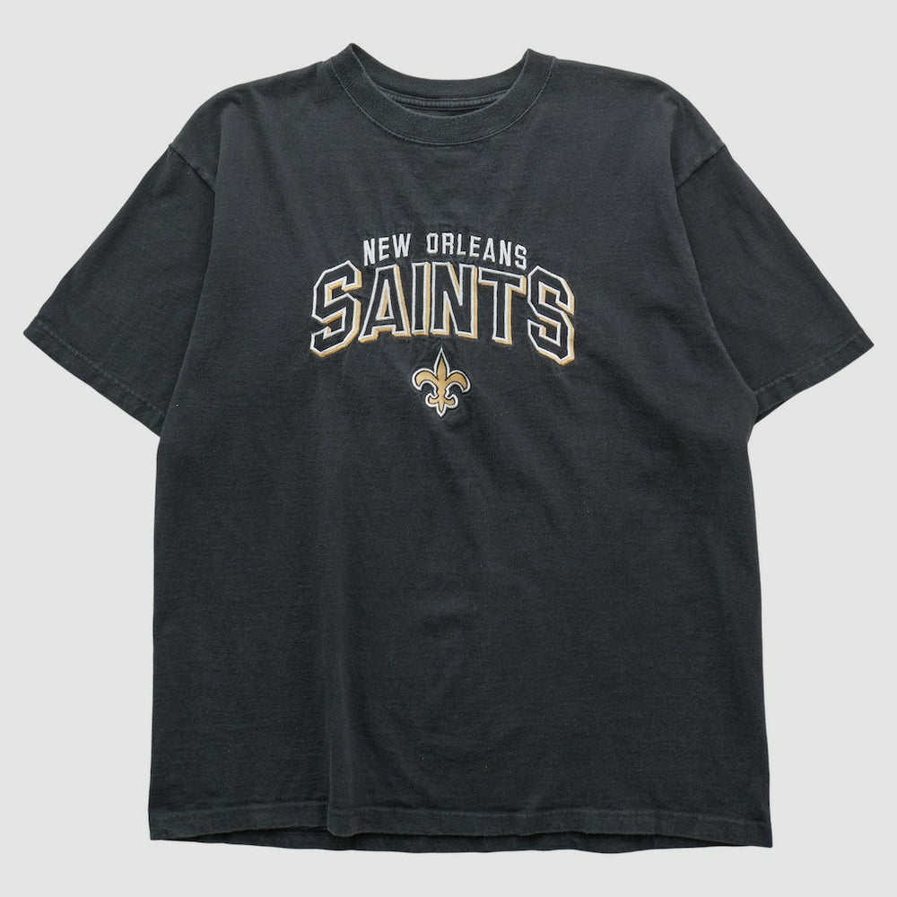 Fanatics New Orleans Saints Reebok 2000s T-shirt Black Vintage
