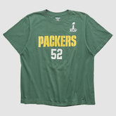 Fanatics Green Bay Packers Reebok 2011 T-shirt Green Vintage