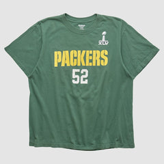 Fanatics Green Bay Packers Reebok 2011 T-shirt Green Vintage