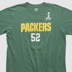 Fanatics Green Bay Packers Reebok 2011 T-shirt Green Vintage