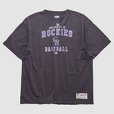 Colorado Rockies Majestic 2000s T-shirt - Charcoal - 4XVintage - Fanatics Discount