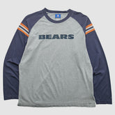 Fanatics Chicago Bears NFL 2000s Long Sleeve T-shirt Heather Gray Vintage
