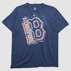 Boston Red Sox Majestic 2013 T-shirt - Navy - Vintage - Fanatics Online