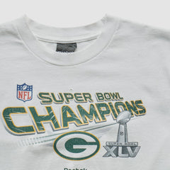 Fanatics Green Bay Packers Reebok 2011 T-shirt White Vintage