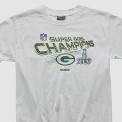 Fanatics Green Bay Packers Reebok 2011 T-shirt White Vintage
