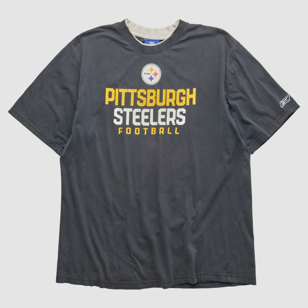 Fanatics Pittsburgh Steelers Reebok 2000s T-shirt Charcoal Vintage