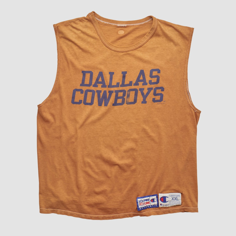 Fanatics Dallas Cowboys Champion 1994 Tank Orange Vintage