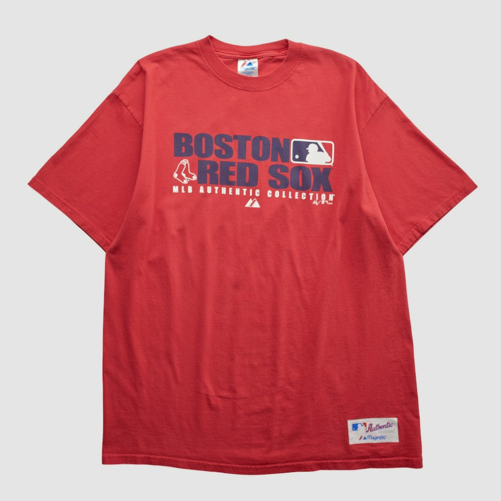 Boston Red Sox Majestic 2007 T-shirt - Red - 2XVintage - Fanatics Discount