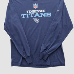 Fanatics Tennessee Titans Reebok 2000s Long Sleeve T-shirt Navy Vintage