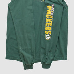 Fanatics Green Bay Packers NFL 2000s Long Sleeve T-shirt Green Vintage