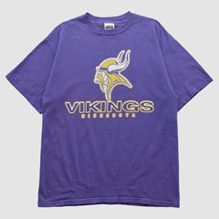 Fanatics Minnesota Vikings Tultex 90s T-shirt Purple Vintage
