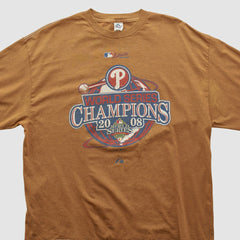 Philadelphia Phillies Alstyle 2008 Long Sleeve T-shirt - Tan - 2XVintage - Fanatics Lifestyle