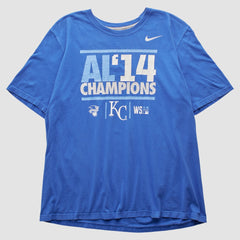 Kansas City Royals Nike 2014 T-shirt - Blue - Vintage - Nike on Sale